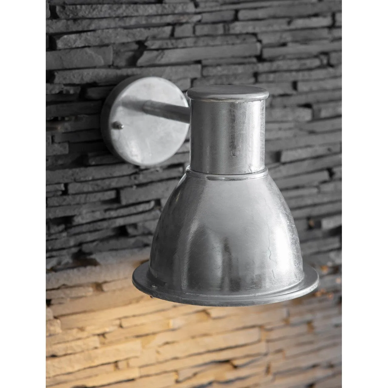 St Ives Mini Bay Light - Galvanised Steel