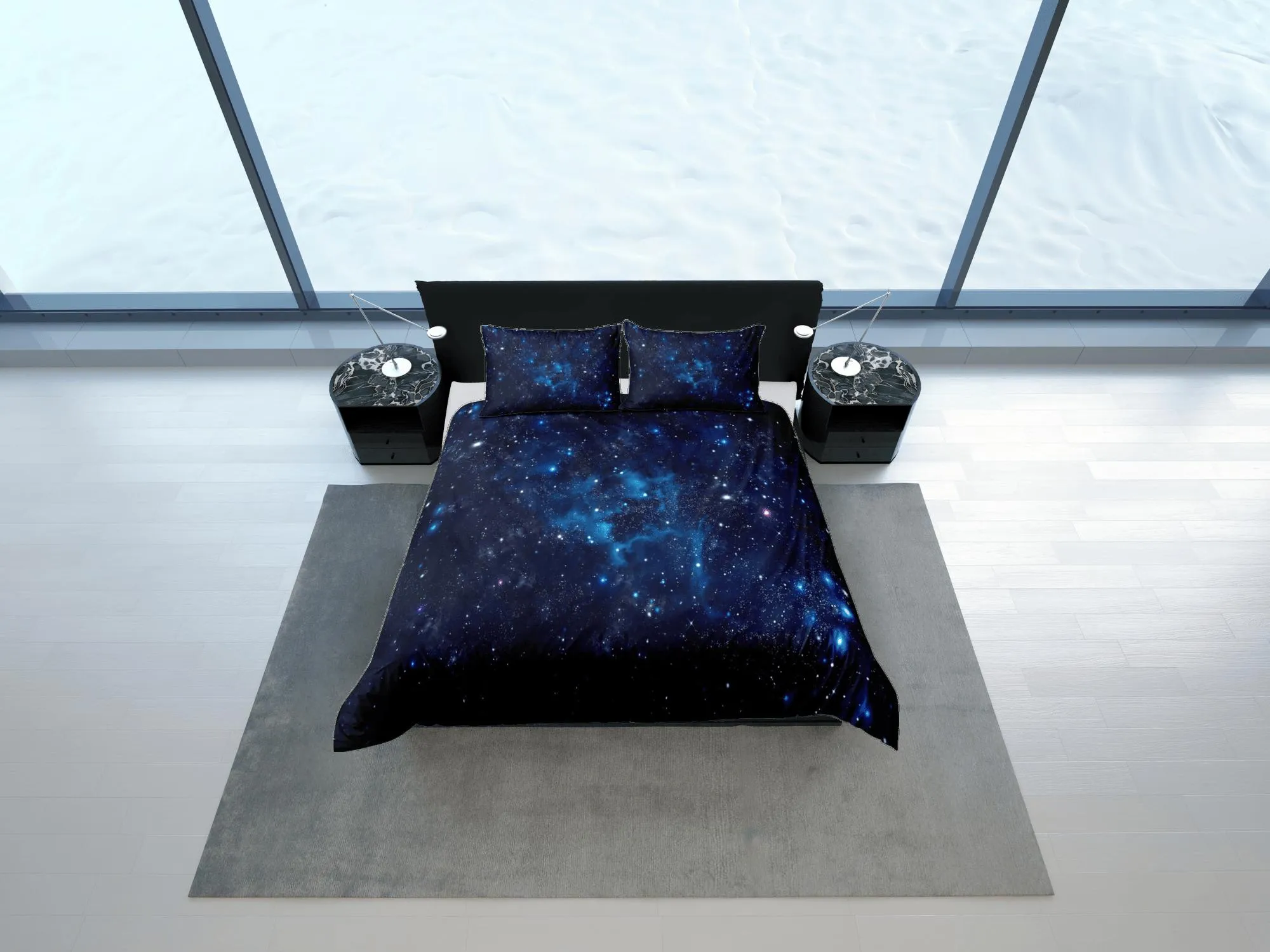 Star dust galaxy bedding, 3d outer space bedding set full, cosmic duvet cover king, queen, dorm bedding, toddler bedding aesthetic duvet