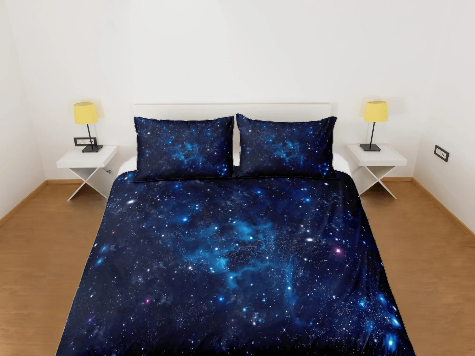 Star dust galaxy bedding, 3d outer space bedding set full, cosmic duvet cover king, queen, dorm bedding, toddler bedding aesthetic duvet