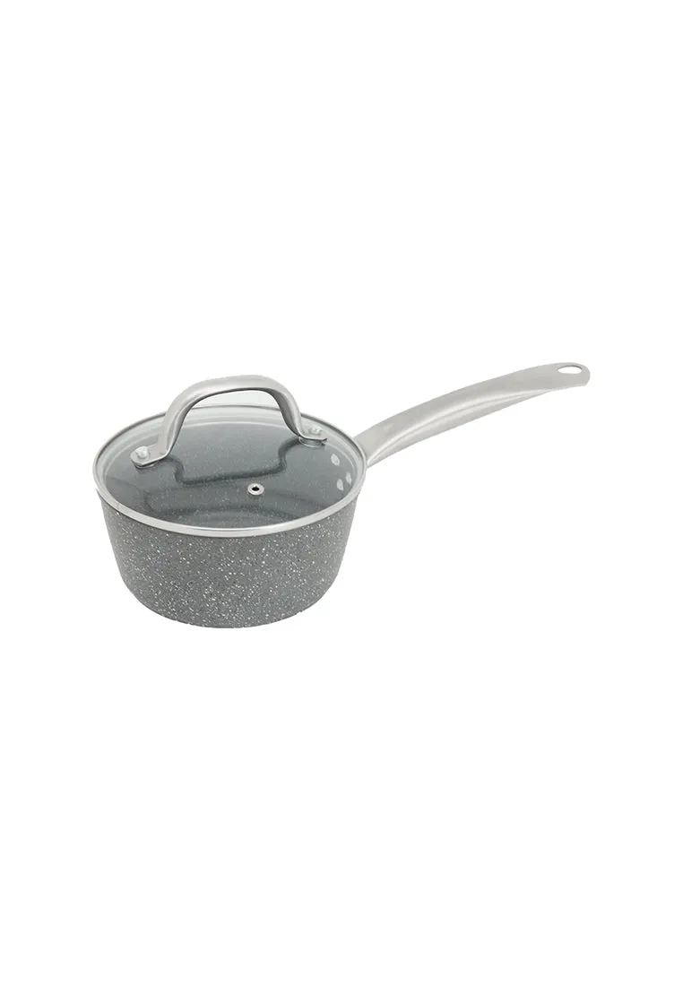 Stone Forged Saucepan with Glass Lid