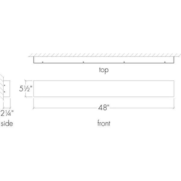 Strata 18392-48 Indoor/Outdoor Bath Bar By Ultralights Lighting