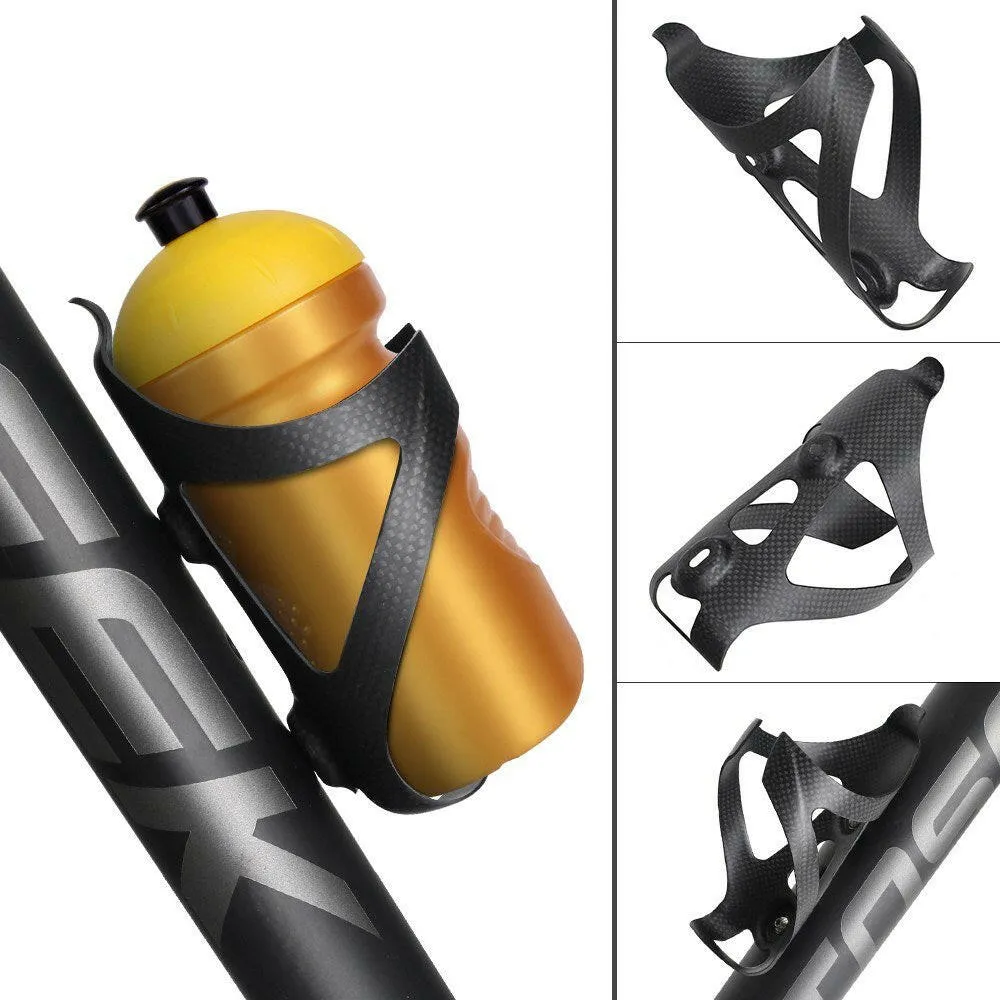 Super Light Cycling Carbon Fiber Bicycle Bottle Cage Cycling Water Bottle Holder