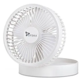 Syska Compffa Plus Foldable Multipurpose Fan 160mm White SSK-FPB-5060L