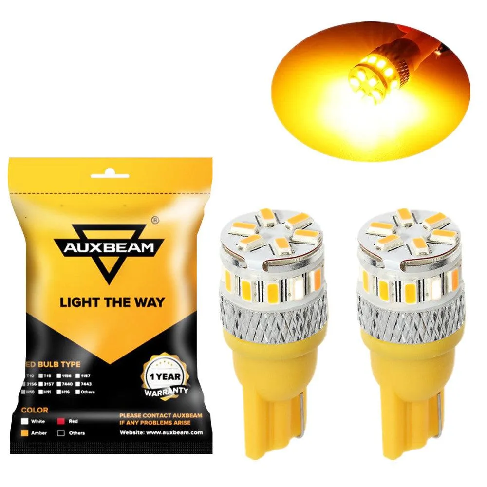 🔥T10/168/194/W5W/2825 White/Red/Amber  LED Canbus Non-Polarity Light Bulb for Dome Map License Plate Trunk Cargo Bulbs