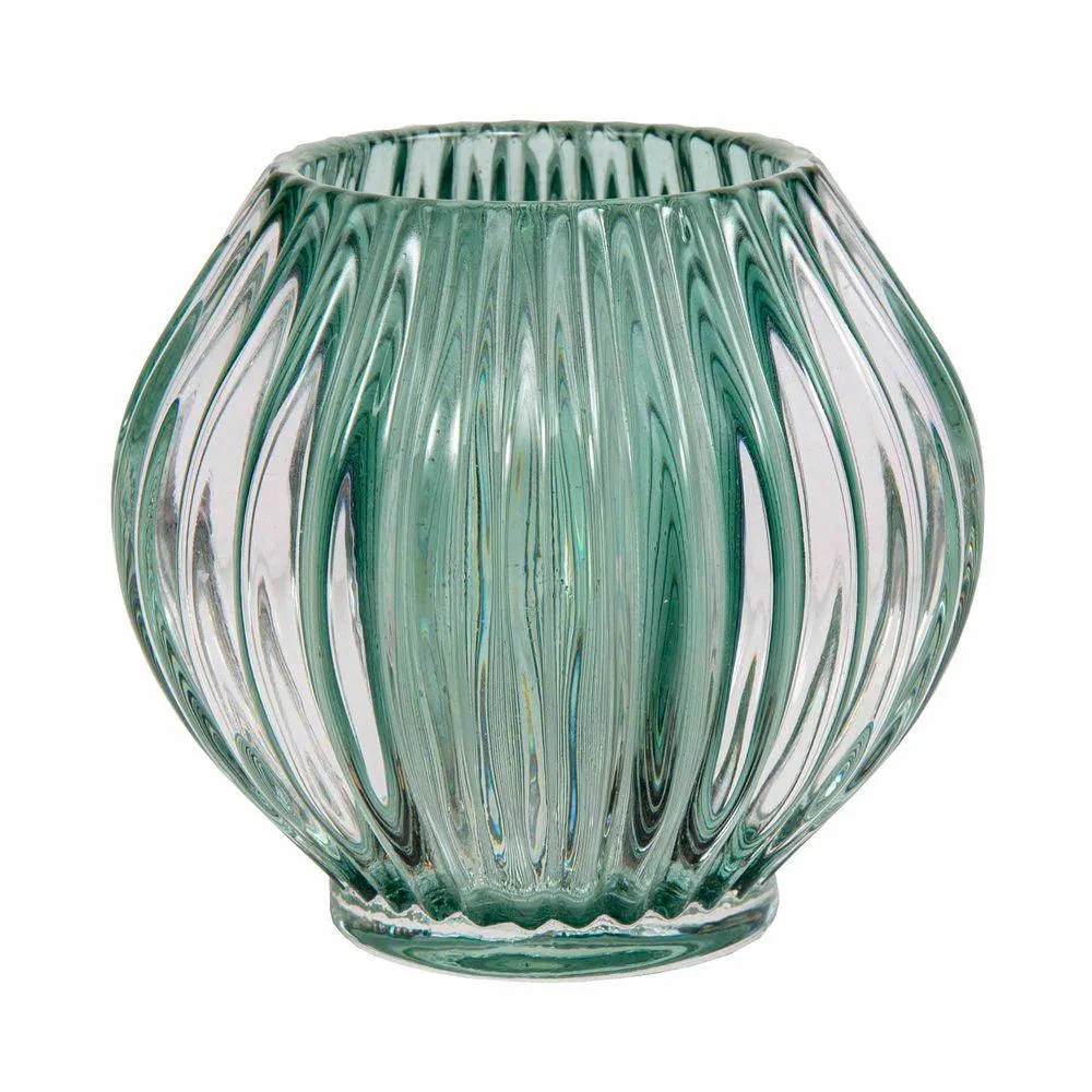 Tea Light Candle Holder | Green