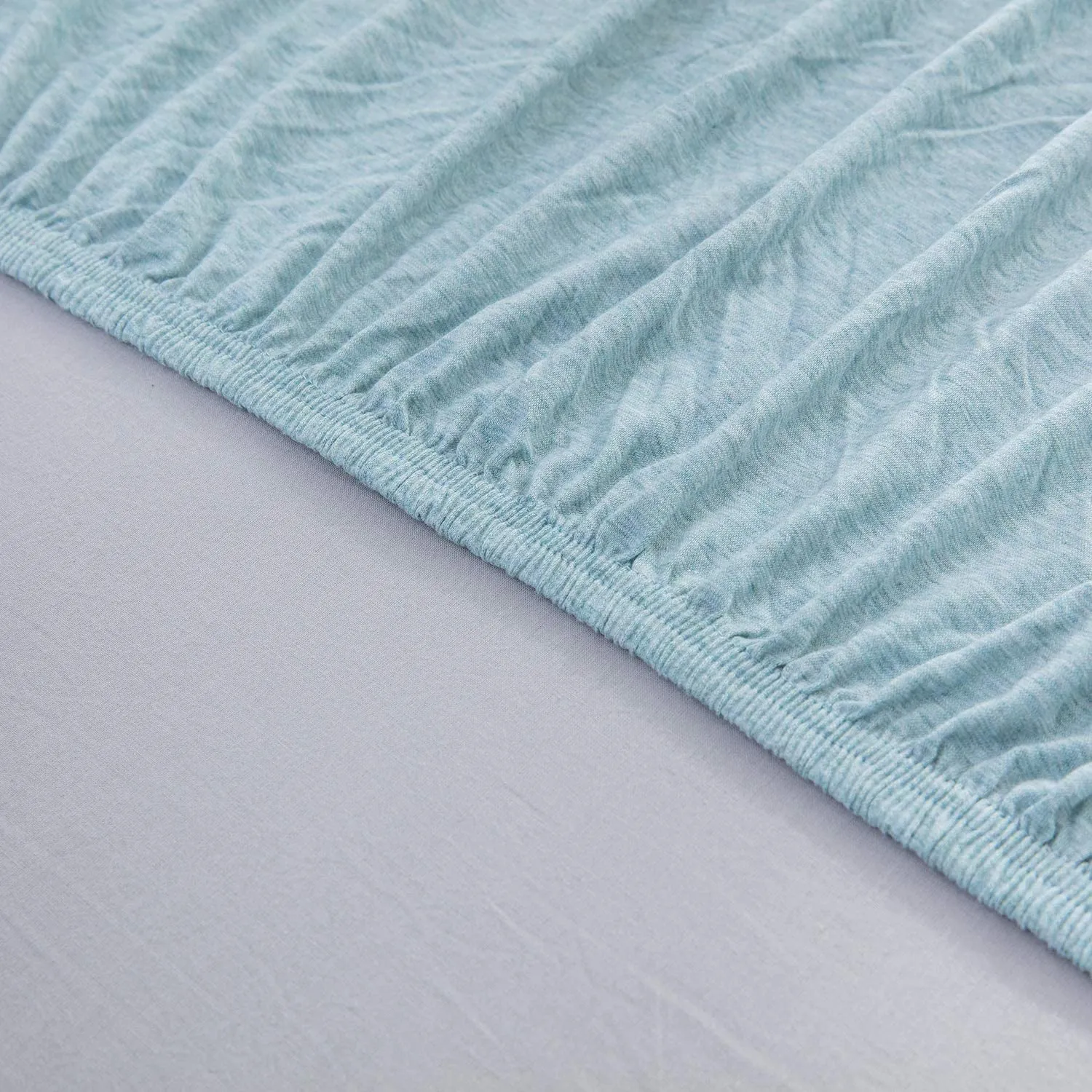 The Loft Aqua Fitted Sheet Set