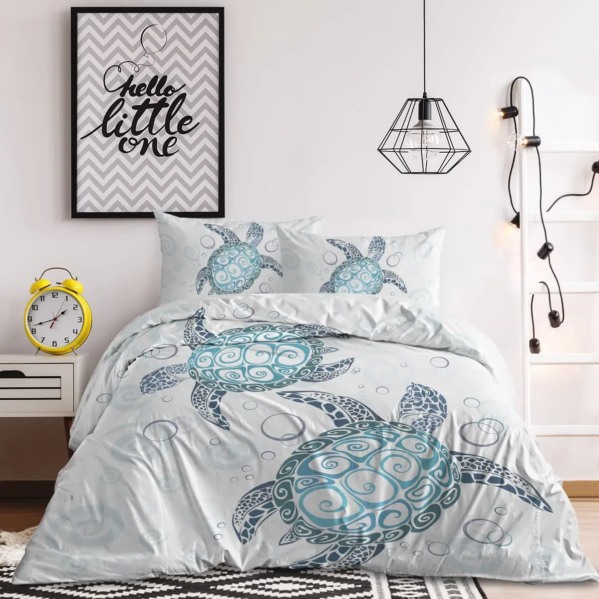 The Original Turtle Twist Double Sided Comforter Cover