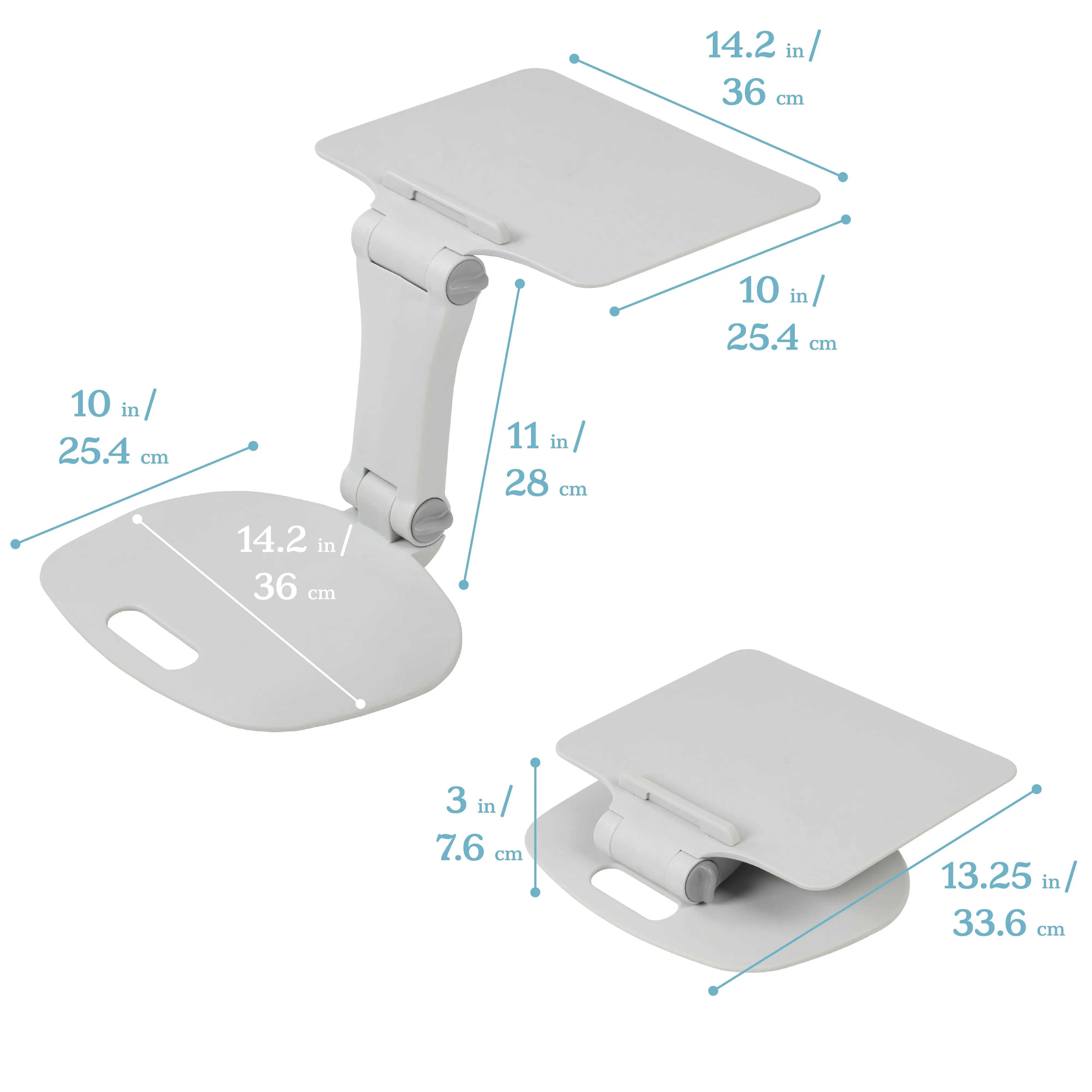 The Surf Folding Portable Lap Desk, Flexible Seating