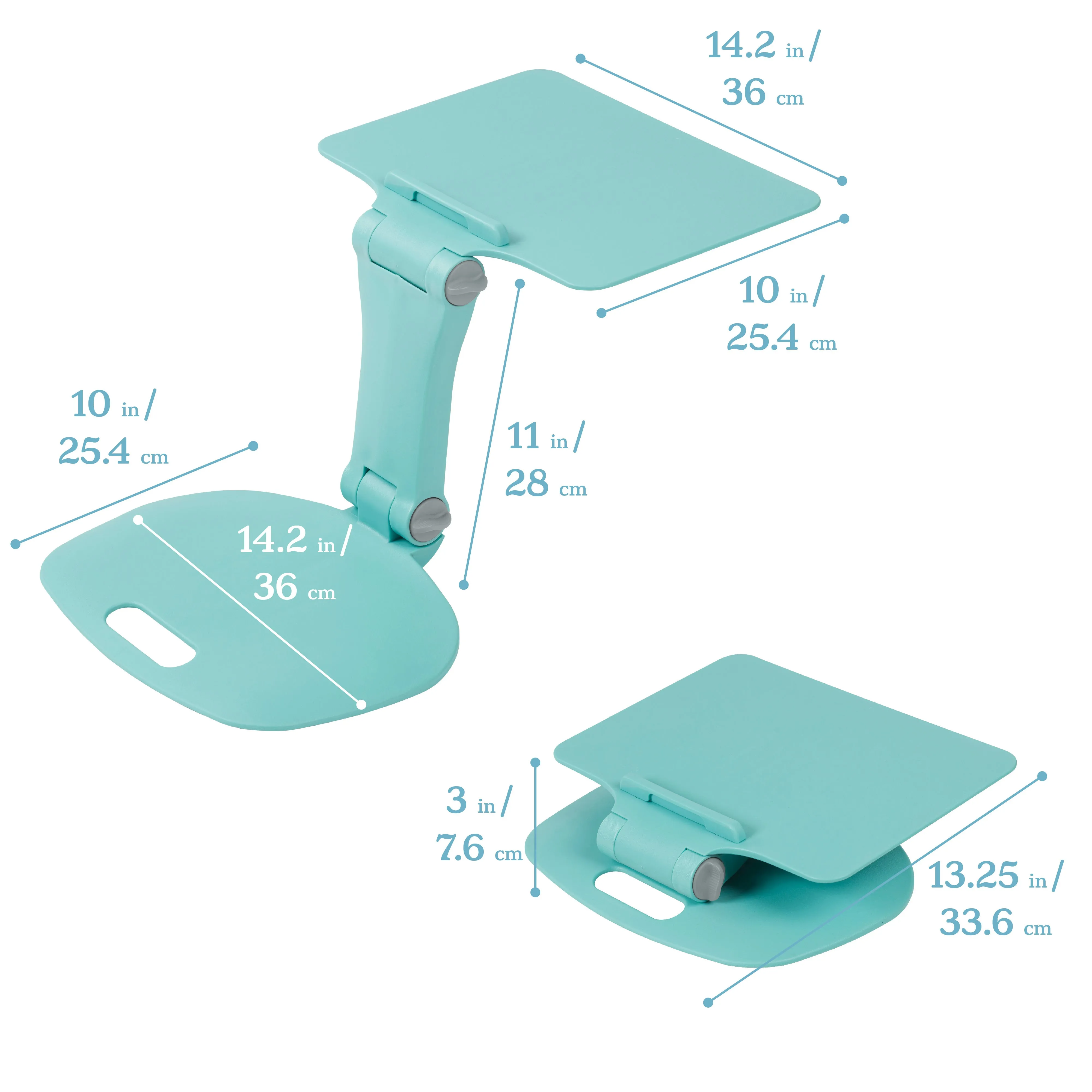 The Surf Folding Portable Lap Desk, Flexible Seating