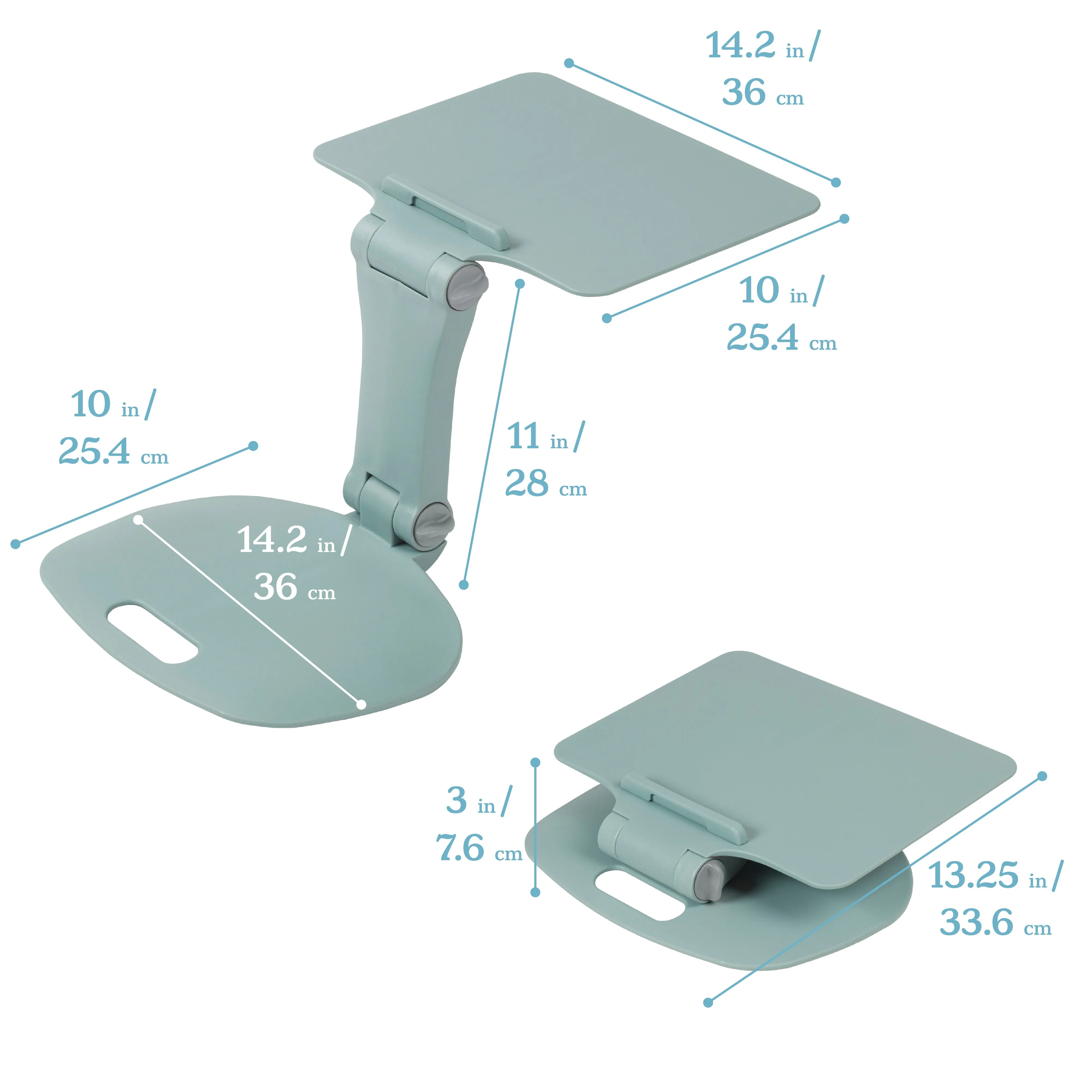 The Surf Folding Portable Lap Desk, Flexible Seating