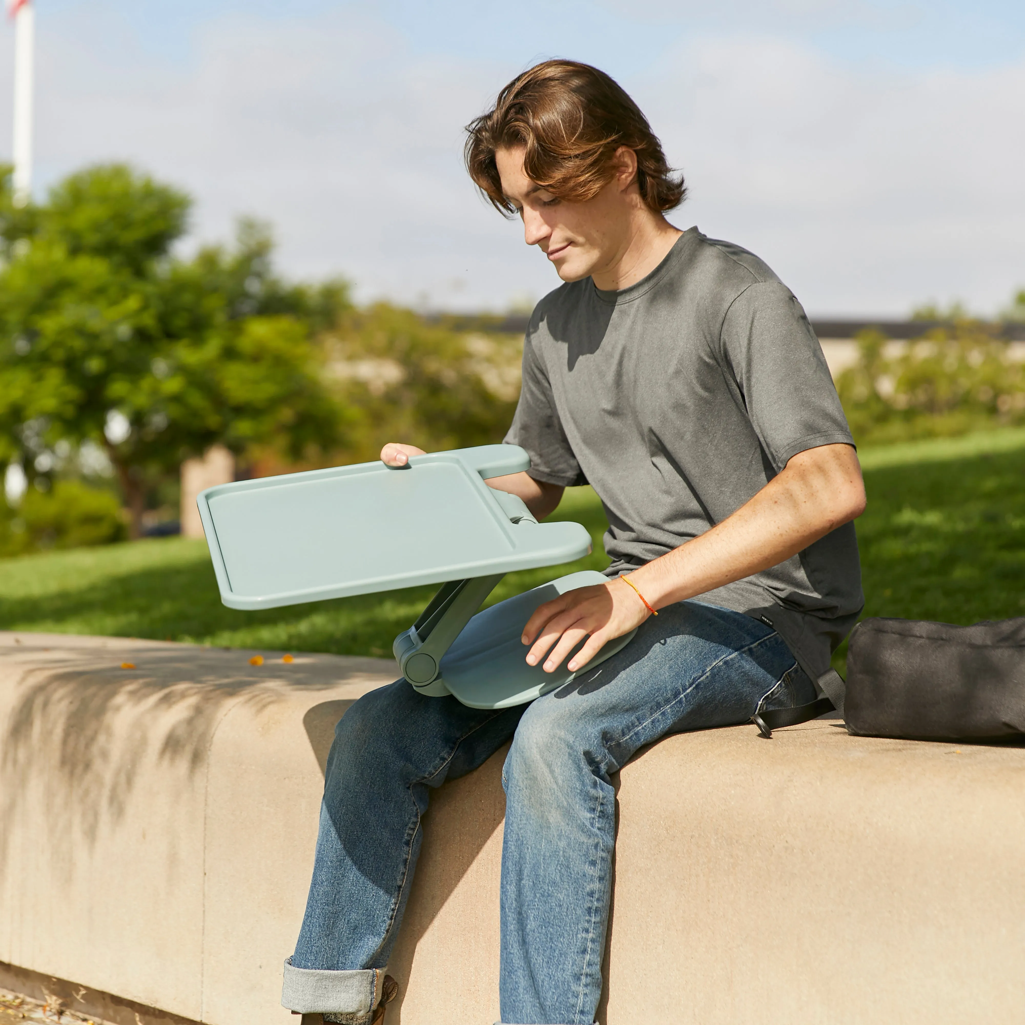 The Surf Folding Portable Lap Desk, Large, Flexible Seating