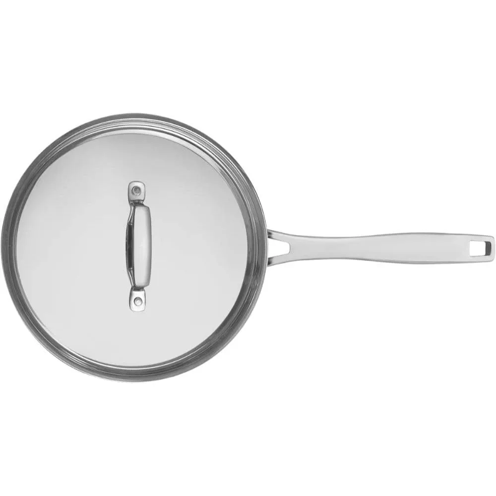 Tramontina Brazil  Grano 16 cm 1.7L Stainless Steel Saucepan with Tri-ply Body