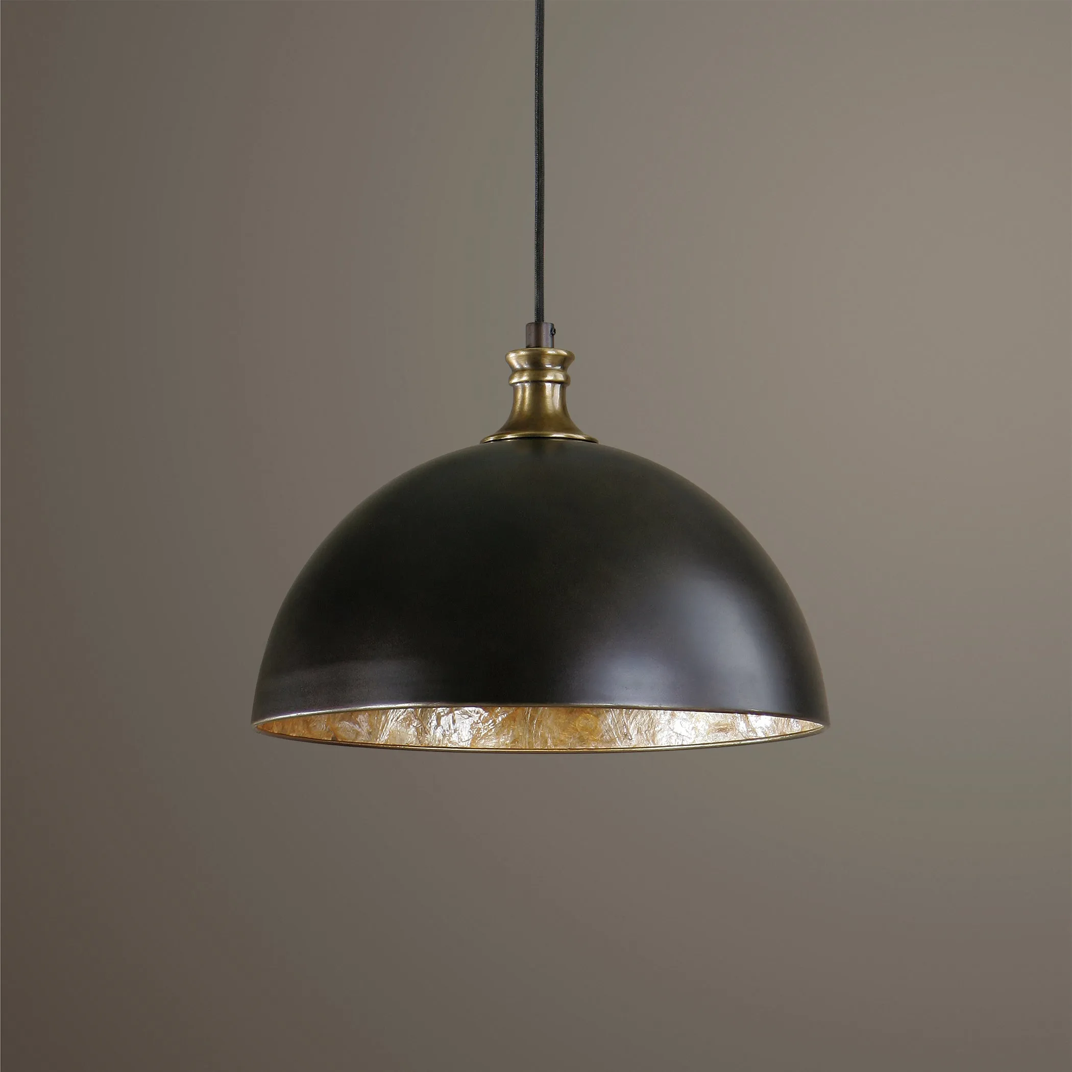 Uttermost Placuna 1 Light Bronze Pendant