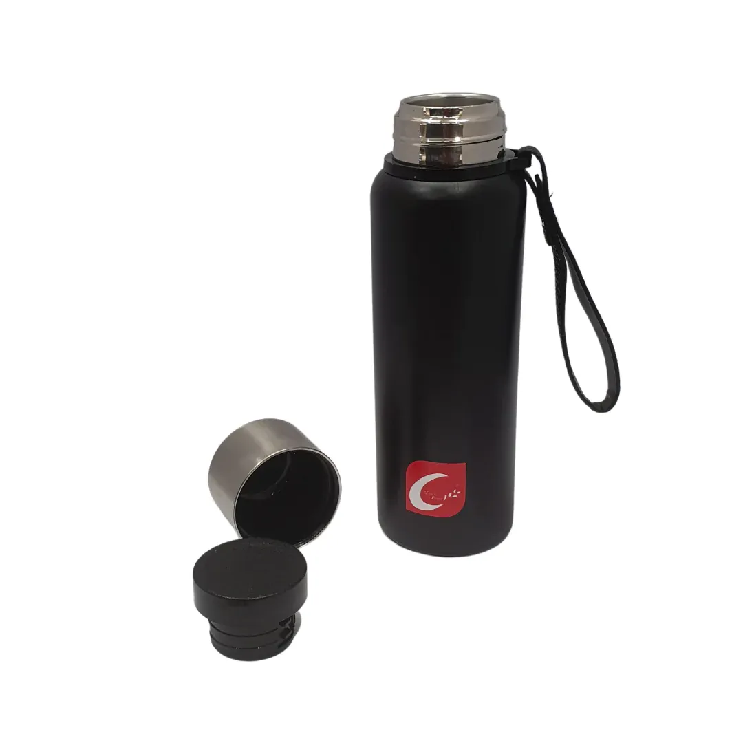 Vacuum Travel Flask 1L Black SGN2433