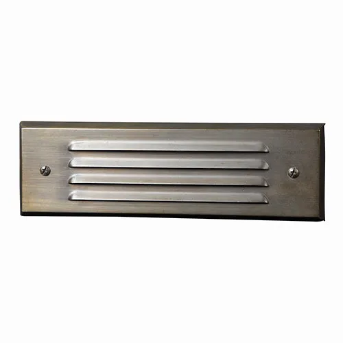 Valet Solid Brass Step & Deck Light Natural Bronze