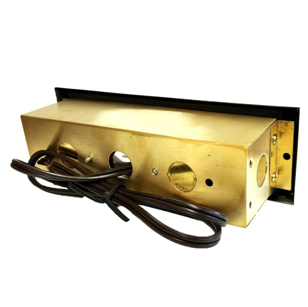 Valet Solid Brass Step & Deck Light Natural Bronze