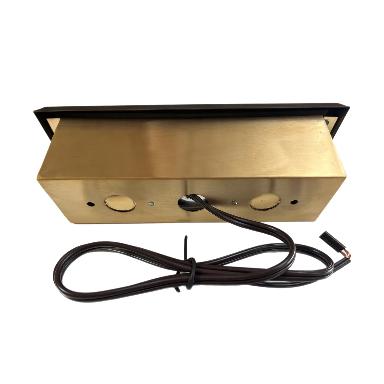 Valet Solid Brass Step & Deck Light Natural Bronze