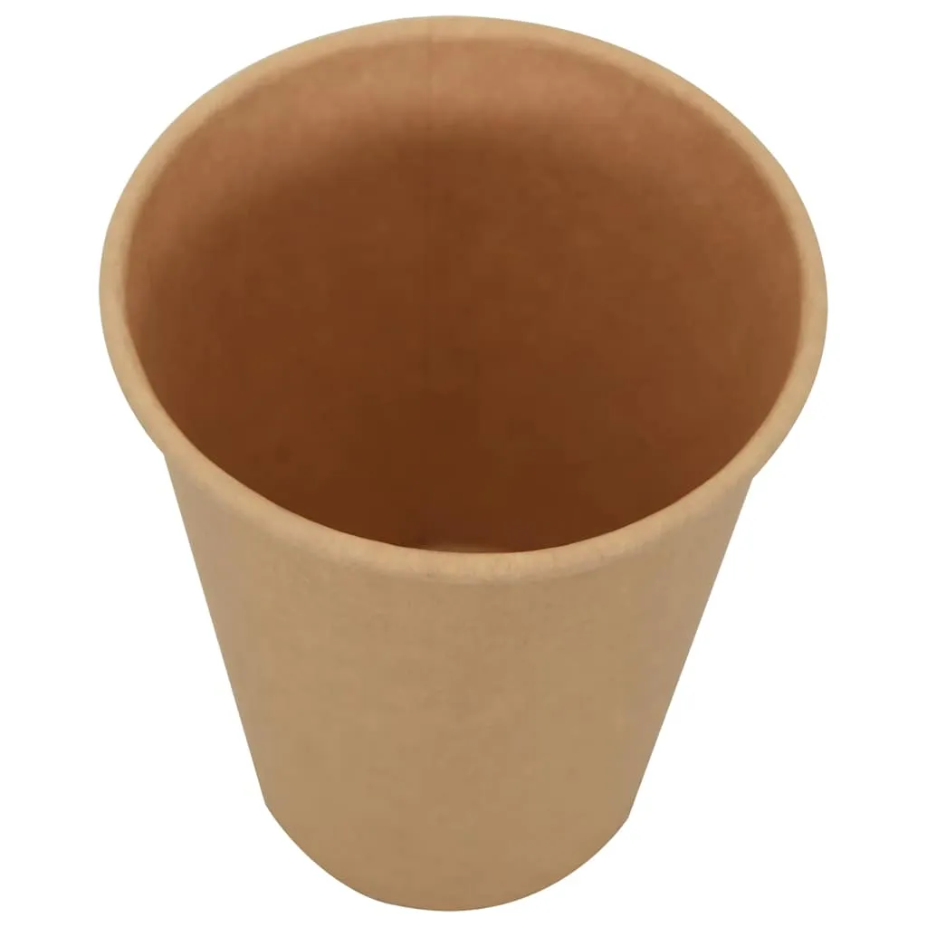 vidaXL Paper Coffee Cups 1000 pcs 12oz 300ml Brown