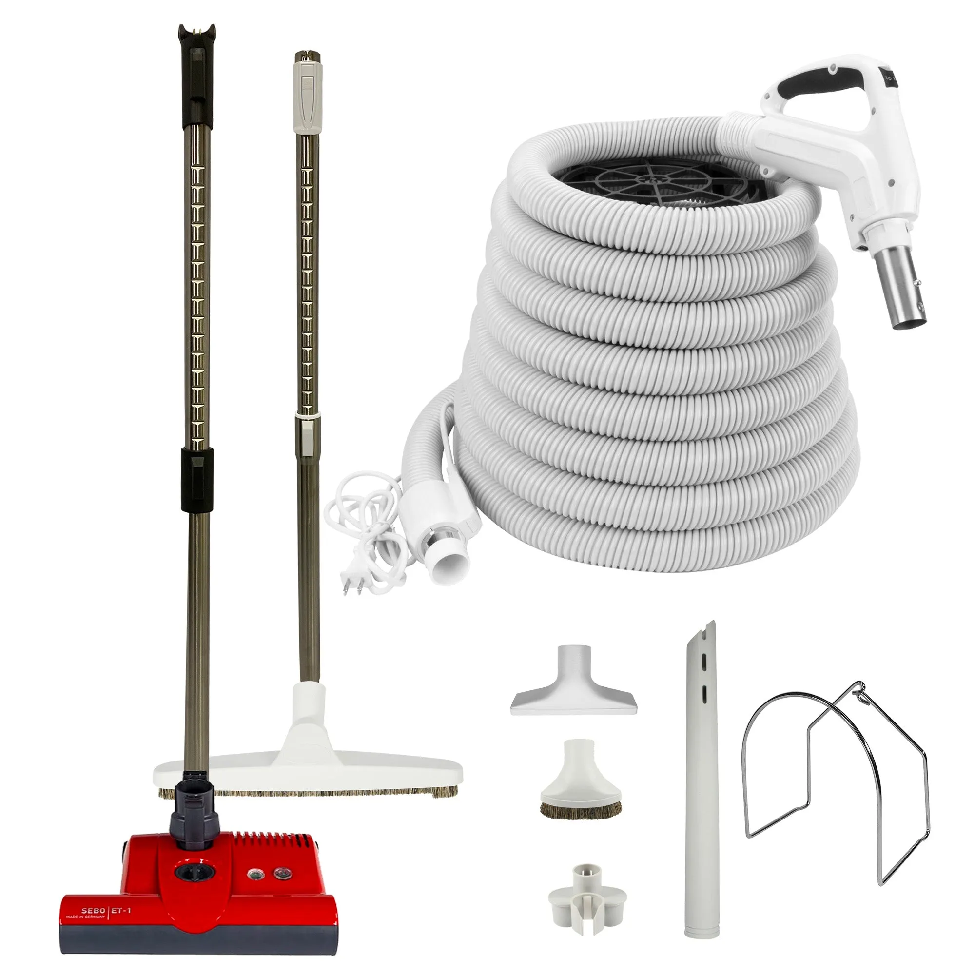 VPC Central Vacuum Accessory Kit with SEBO ET-1 Electric Powerhead