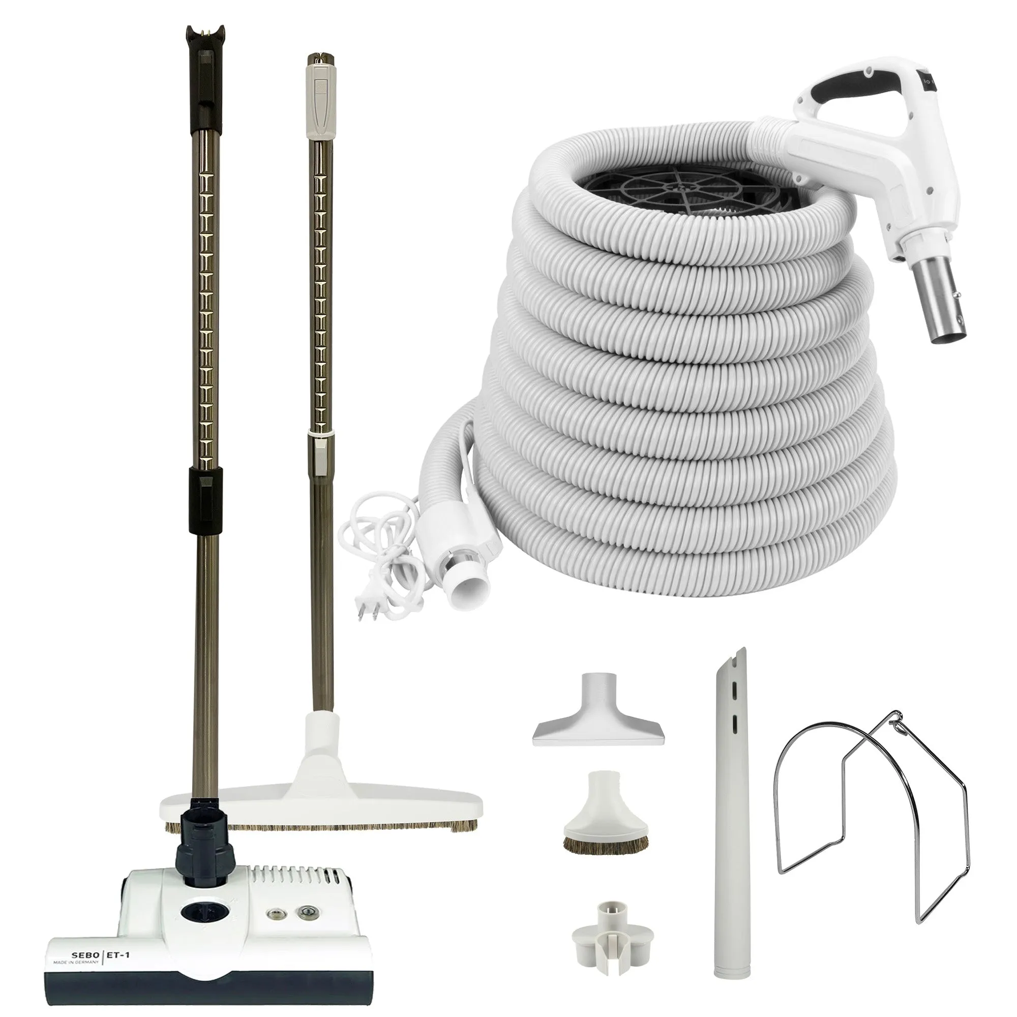 VPC Central Vacuum Accessory Kit with SEBO ET-1 Electric Powerhead