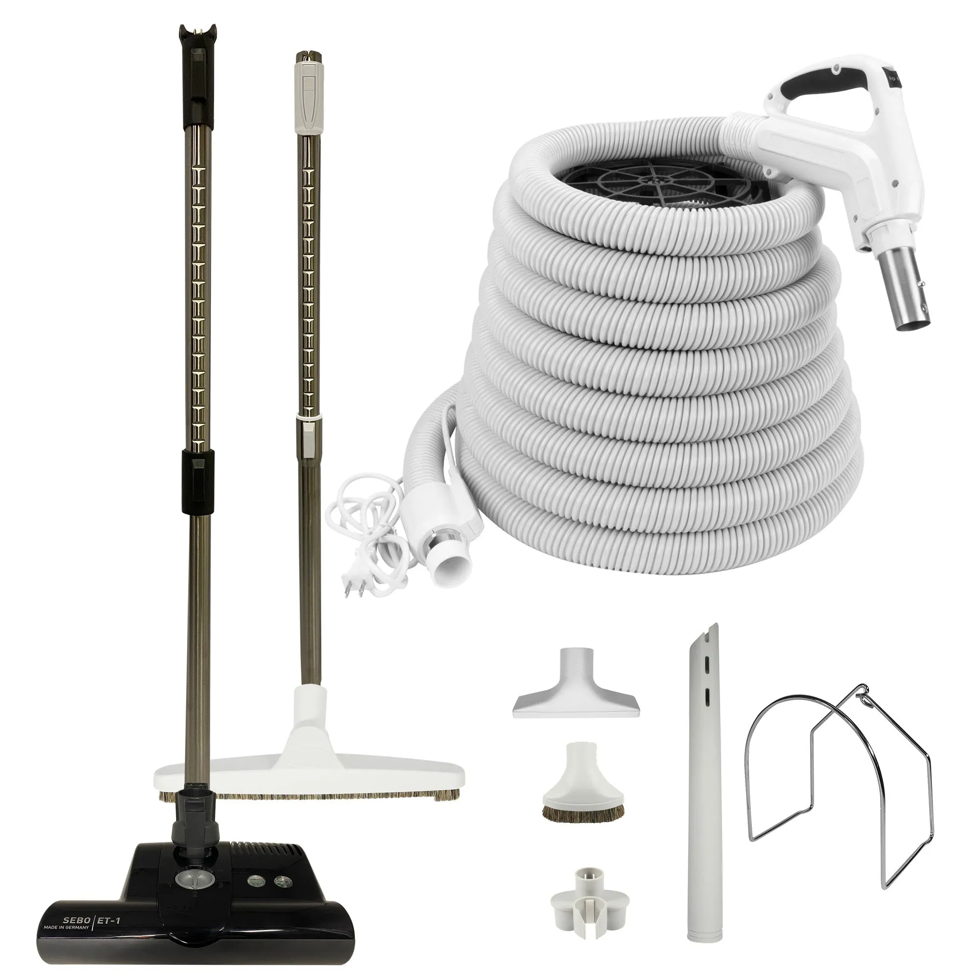 VPC Central Vacuum Accessory Kit with SEBO ET-1 Electric Powerhead