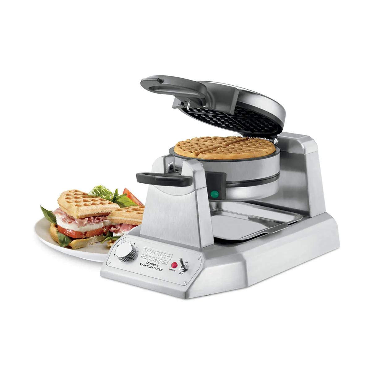 Waring Classic Commercial Double Waffle Maker 60 Waffles per Hour 120V