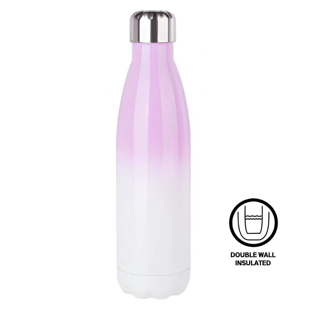 Water Bottles - GRADIENT - Bowling - 500ml - Purple/ White