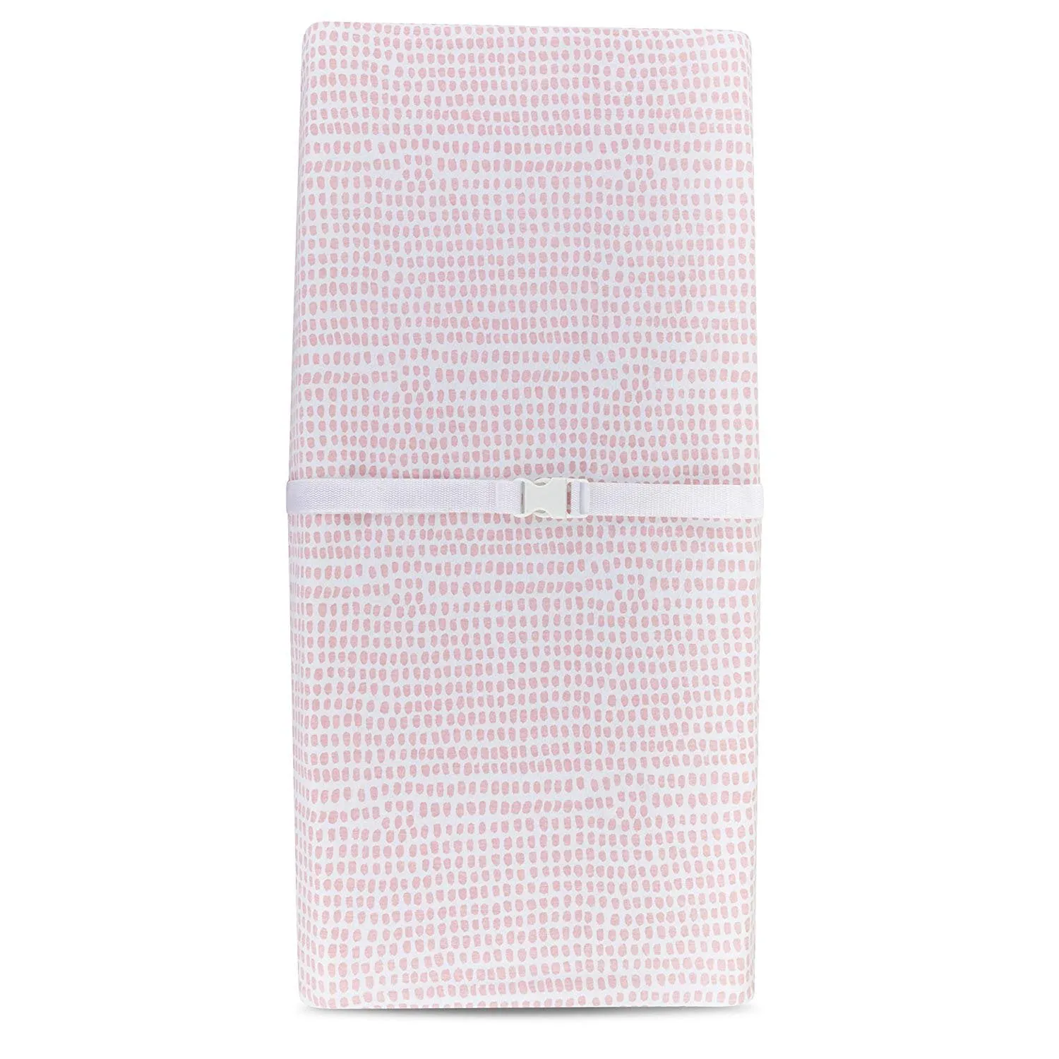 Waterproof Changing Pad Cover | Cradle Sheet Set - Mauve Stripes & Splash