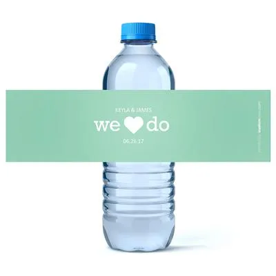 We Do Water Bottle Labels