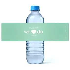 We Do Water Bottle Labels