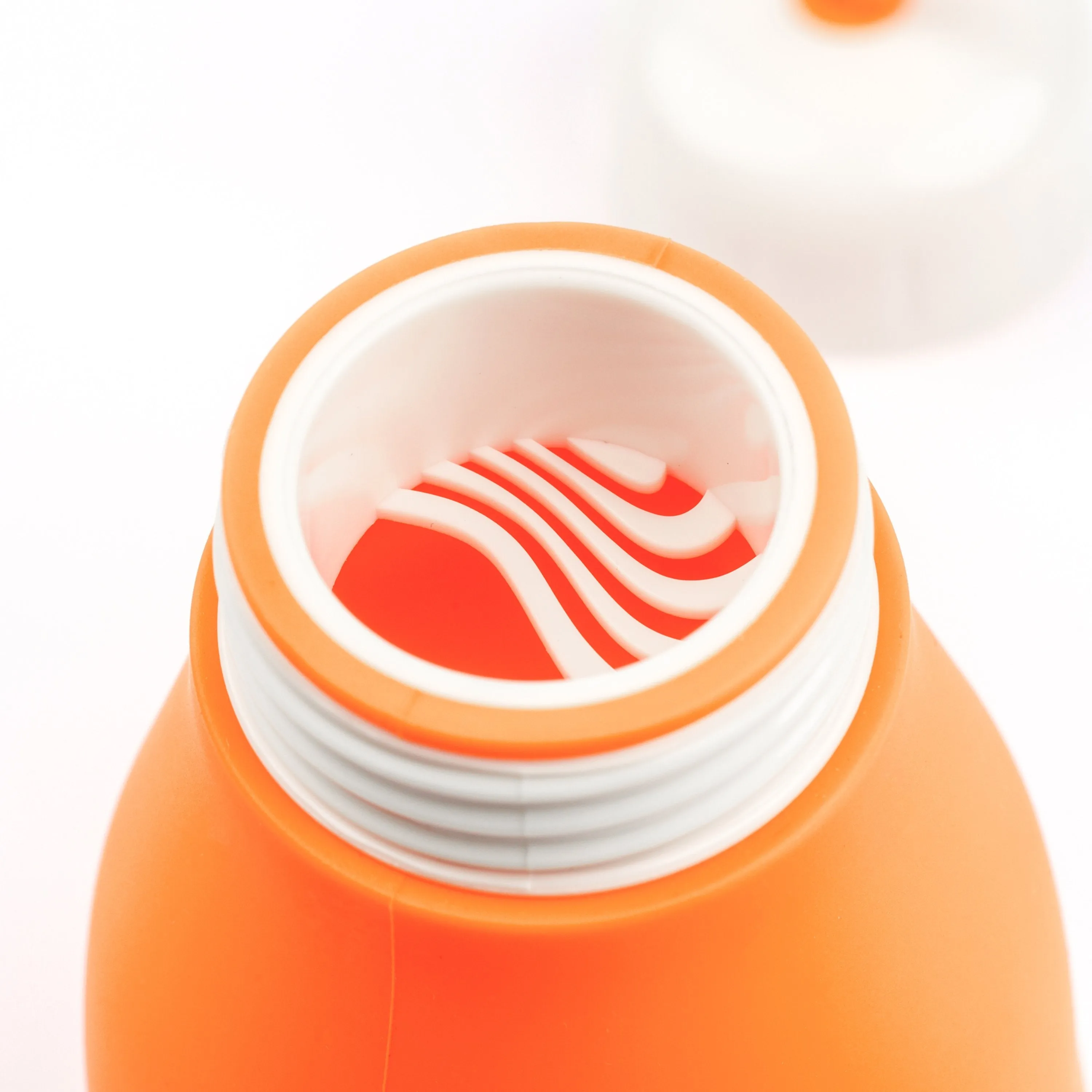 Whippy Collapsible Silicone Bottle 520ml - Burned Out Orange