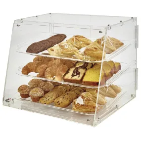 Winco Bakery Display Case 3 Tier - 21" x 18" x 16.5" - ADC-3