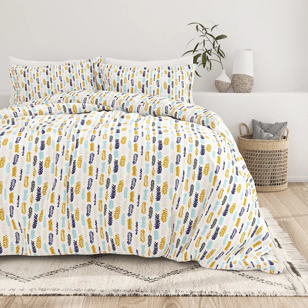 Wings Pattern 3-Piece Duvet Cover Set