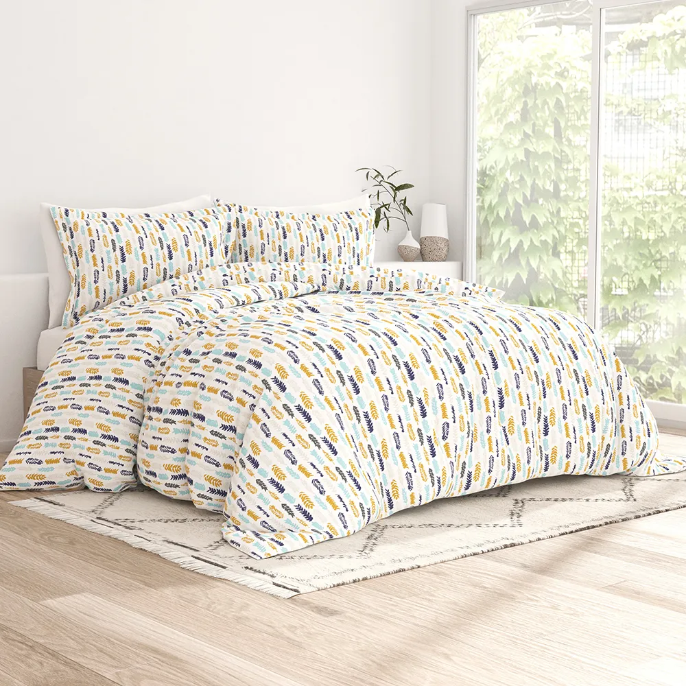 Wings Pattern 3-Piece Duvet Cover Set