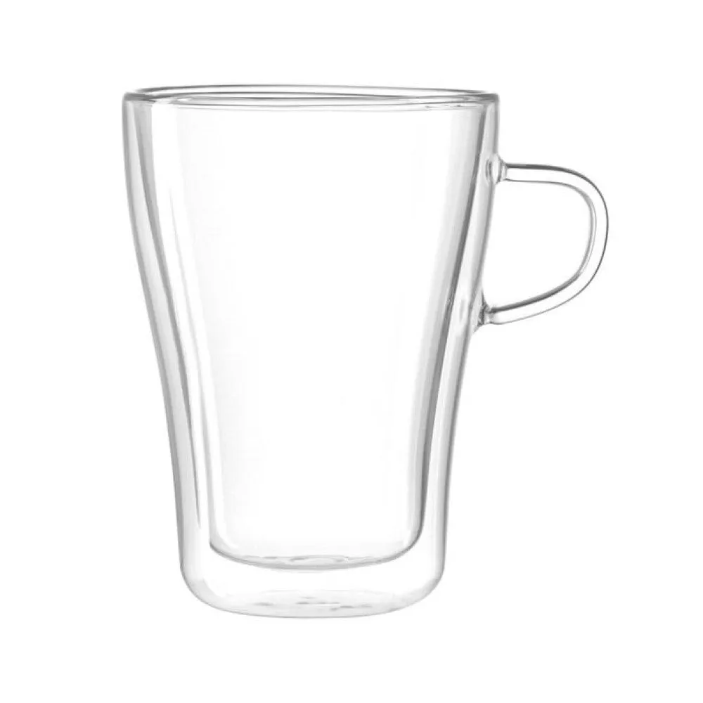 Winox Borosilicate Double Wall Café Latte Tea Mug 340ml GL2708