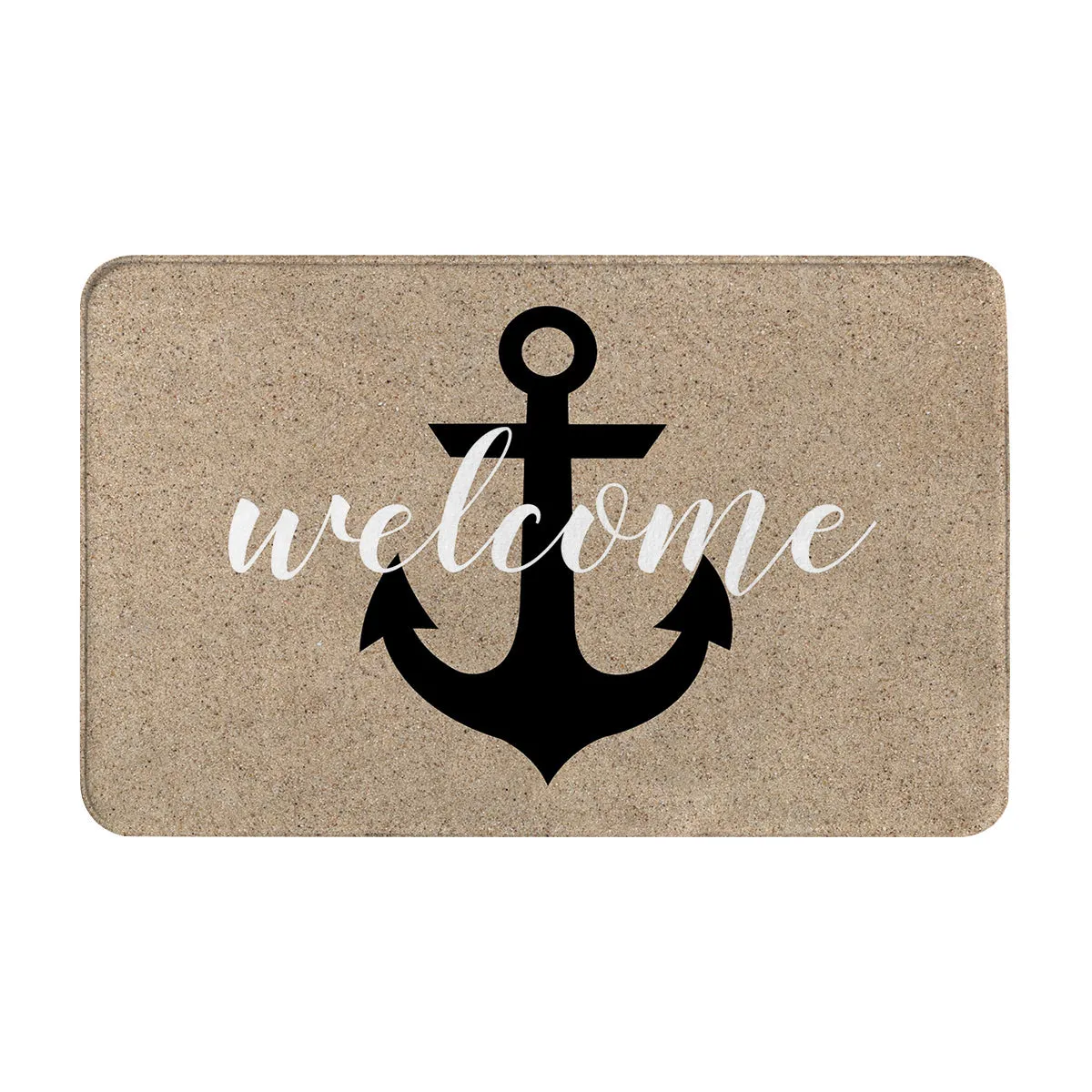 Wood Grain Beach Anchor Nautical Door Mats Kitchen Mats Door Mats Entry Door Welcome Mats Soft Bath Mats Fun Entry Door Mats