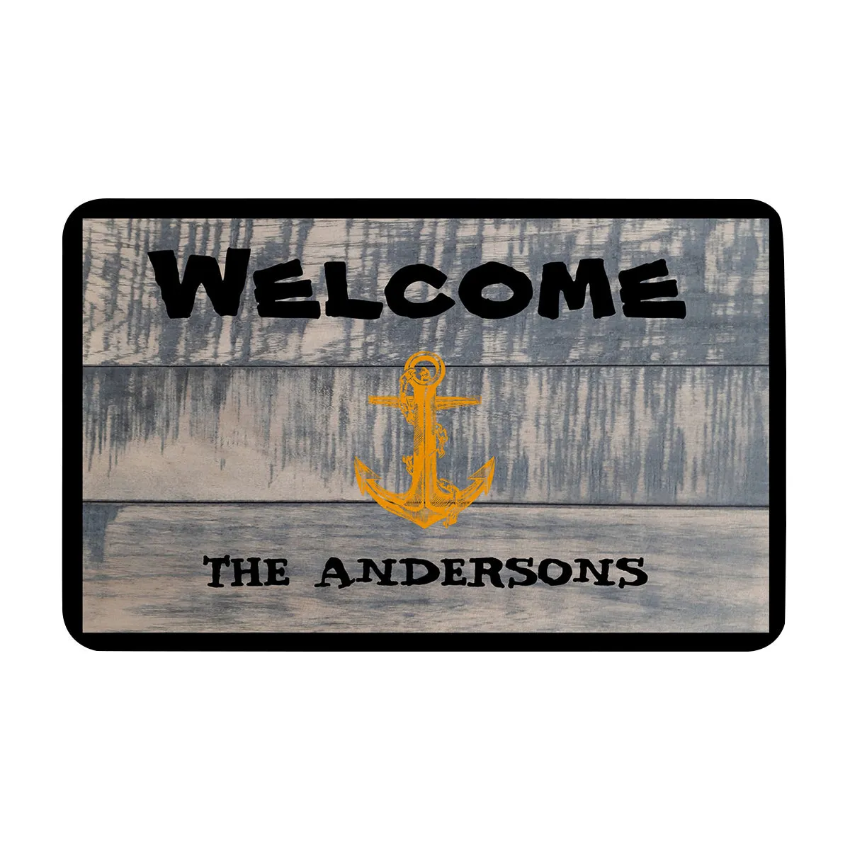 Wood Grain Beach Anchor Nautical Door Mats Kitchen Mats Door Mats Entry Door Welcome Mats Soft Bath Mats Fun Entry Door Mats